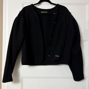 Vintage Geiger 100% Wool Black Women's Jacket